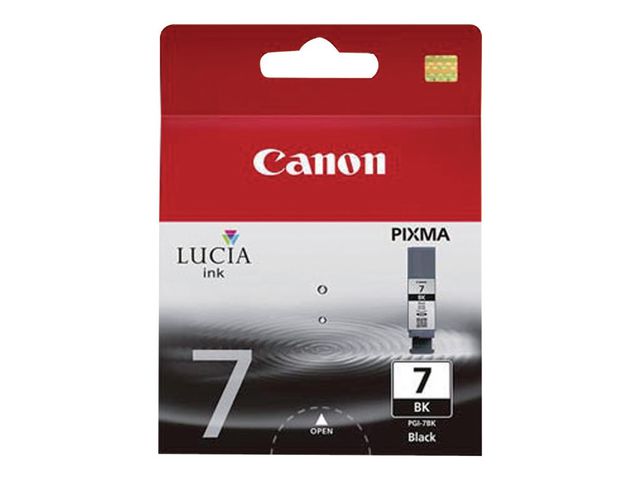 Canon Bläckpatron, PIXMA PGI-7 BK, Lucia, svart, singelförpackning, 2444B001, st