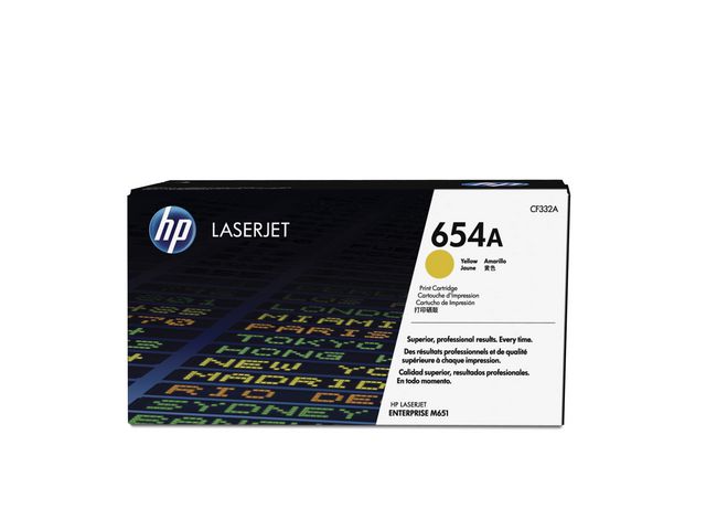 HP Toner CF332A 654A 15K Gul, st