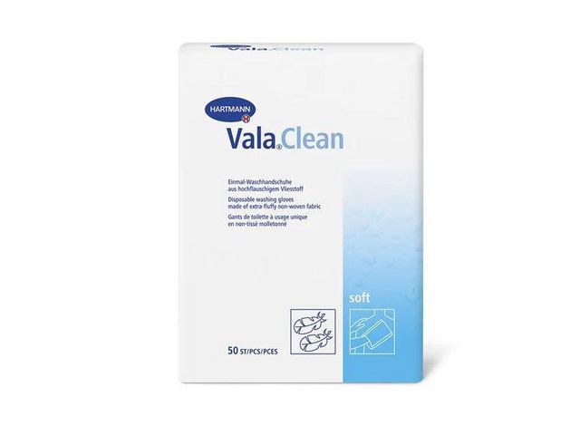 Vala® Tvätthandske VALA Clean Soft, fp om 50 st