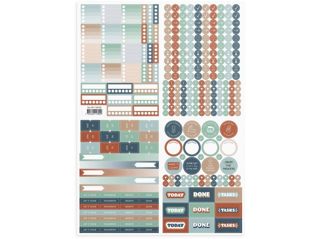 Burde Stickersark Be more productive, st