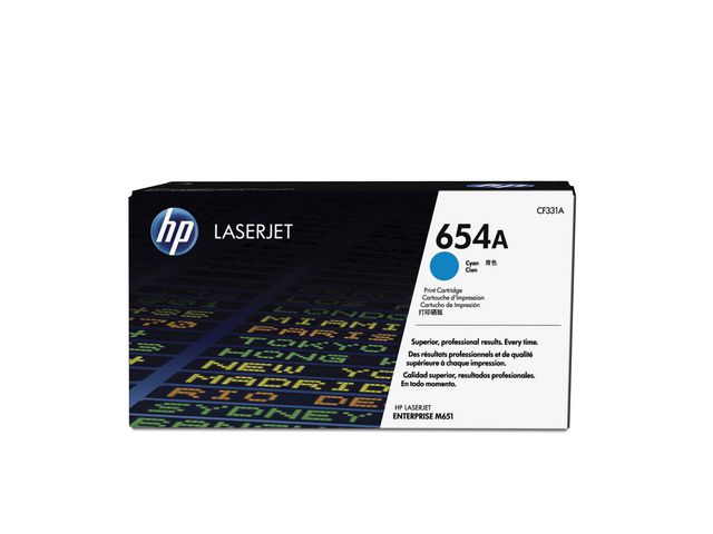 HP Toner CF331A 654A 15K Cyan, st
