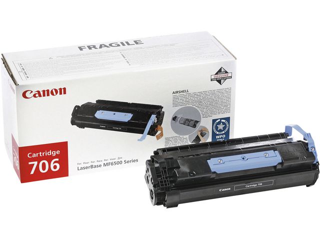 Canon Toner, 706, svart, singelförpackning, 0264B002, st