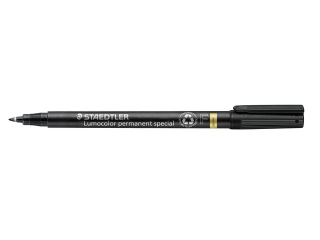 STAEDTLER Lumocolor Lumocolor® 319 permanent specialmärkpenna, tunn spets, 0,6 mm linjebredd, svart, st