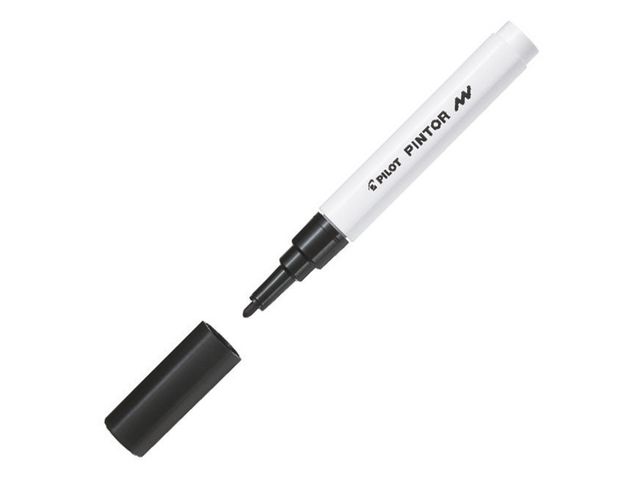 Pilot Märkpenna Pintor Fine spets, 1,0 mm, Svart, st