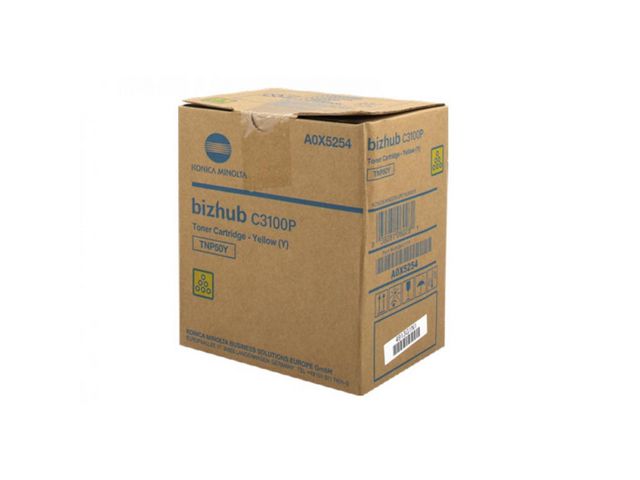 Konica Minolta Toner, TNP-50Y, gul, A0X5254, st