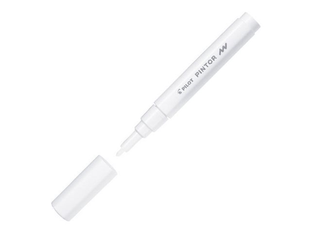 Pilot Märkpenna Pintor Fine spets, 1,0 mm, Vit, st