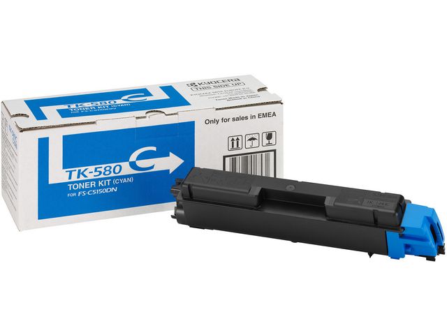 KYOCERA Toner, 580C, cyan, 1T02KTCNL0, st