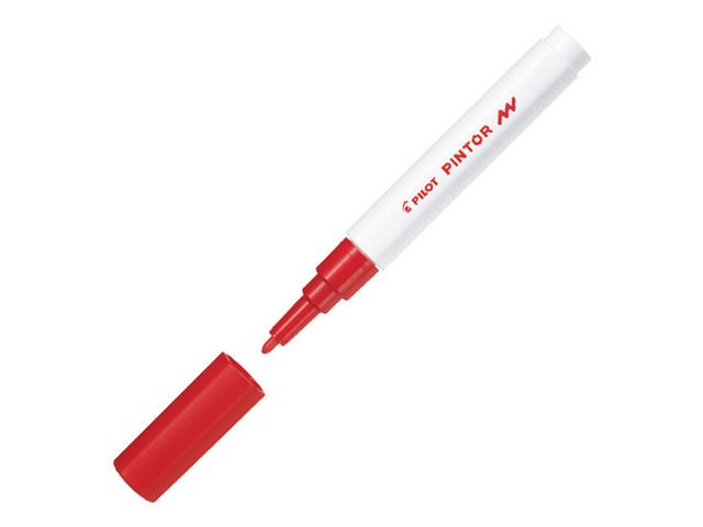Pilot Märkpenna Pintor Fine spets, 1,0 mm, Röd, st