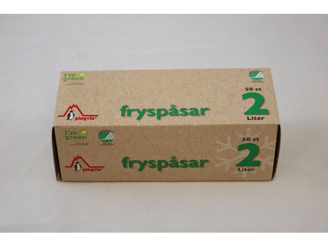 Fryspåse ECO 2L transparent, fp om 50 st
