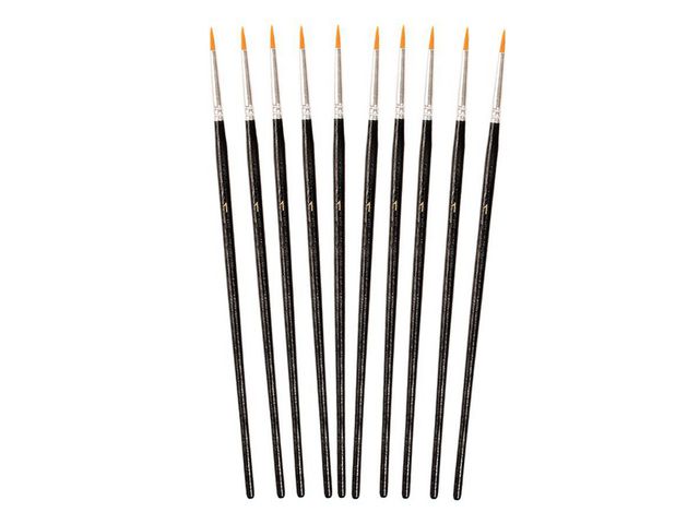 PLAYBOX Syntetpensel rund nr 1 10/FP, fp om 10 st