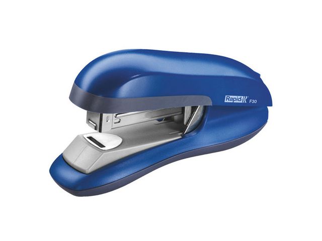 Rapid F30 Flat Clinch-häftapparat för skrivbord, 30 ark 80 g/m2, metall, blå, st