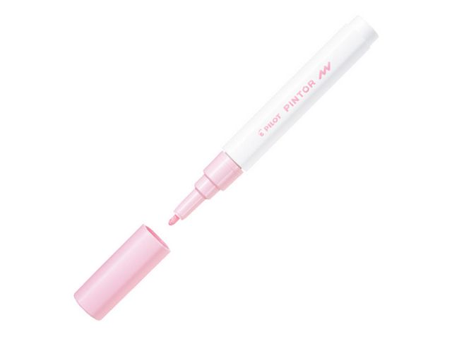 Pilot Märkpenna Pintor Fine spets, 1,0 mm, Pastell rosa, st