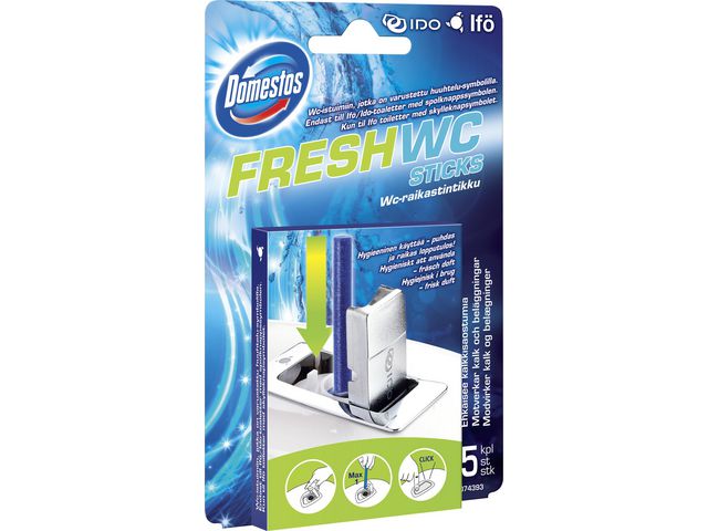 Domestos WC Sticks Ocean Fresh, krt. om 14 x 5 st