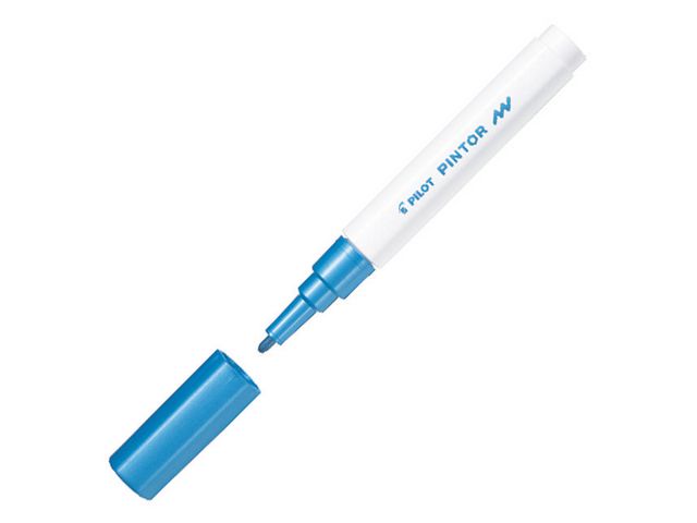 Pilot Märkpenna Pintor Fine spets, 1,0 mm, Metallic  Blå, st