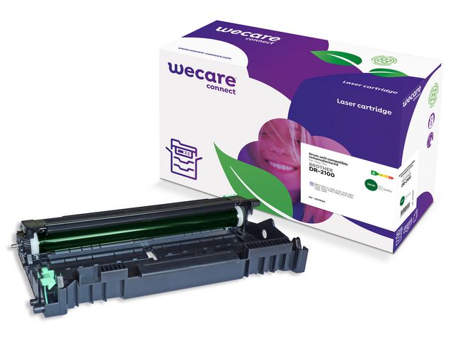 Wecare Återanvänd trumma, singelpack, DR-2100, kompatibel med  BROTHER DR-2100, st