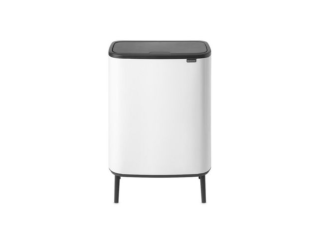 BRABANTIA Papperskorg Bo Touch Bin HI 2x30L Vit, st