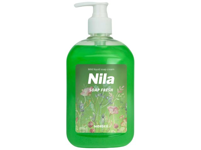 NILA Flytande handtvålen Mild, äpple, grön, 500ml, st