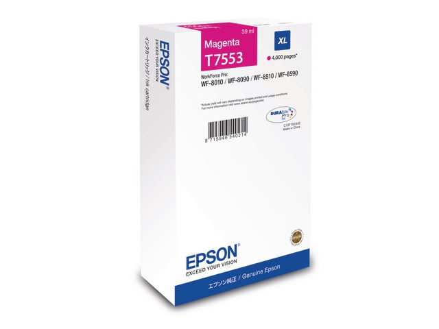 Epson Bläckpatron C13T755340 Magen., st