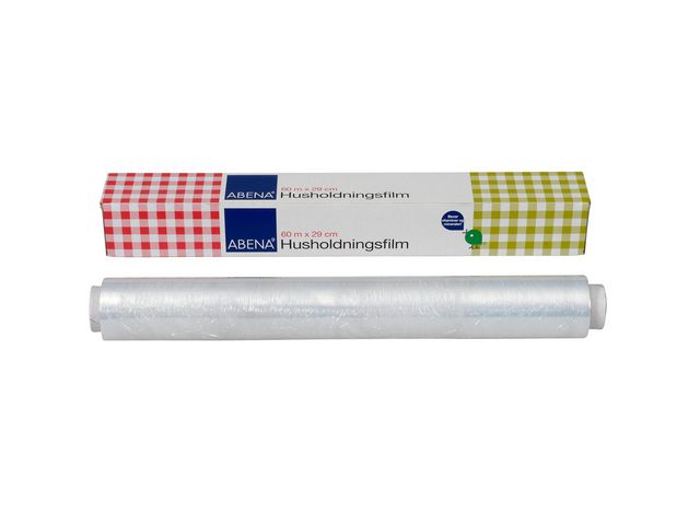 Plastfolie operforerad PE 29cmx60m 9my, rulle om 60 m