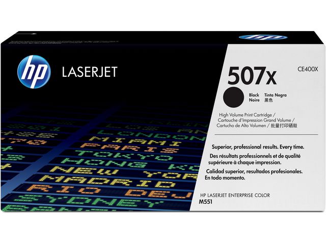 HP Toner CE400X 507X 11K Svart, st