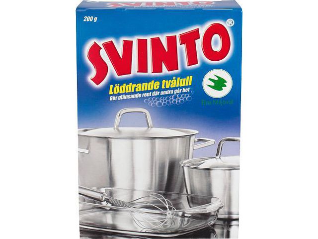 SVINTO Stålull, fungerar effektivt 200g, st