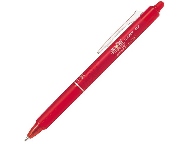 Pilot Gelpenna Frixion Clicker 0,7 röd, st