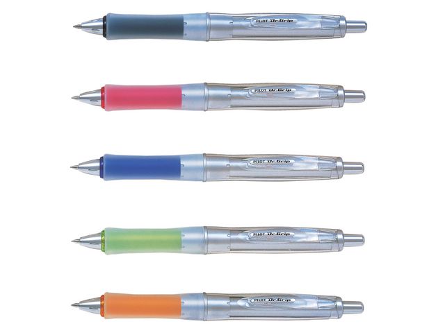 Pilot Kulpenna, Equilibrium, ergonomisk, indragbar, mediumspets på 1,0 mm, blå, st