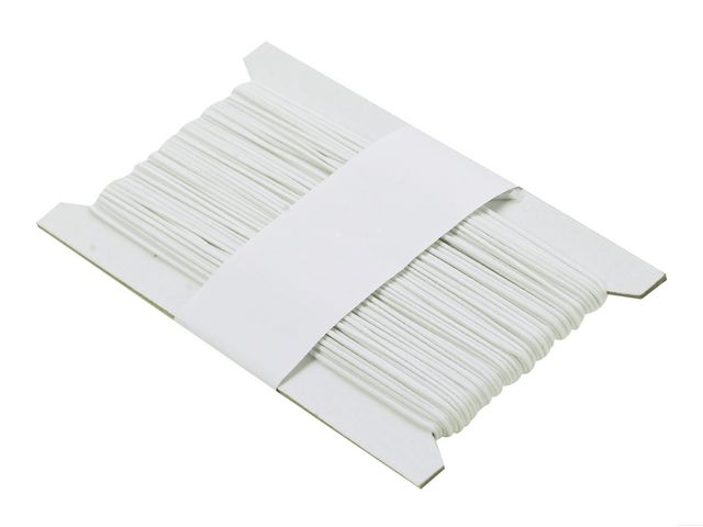 PLAYBOX Halsbandssnodd vit 50m, st
