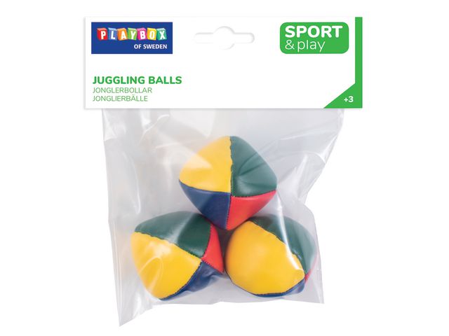 PLAYBOX Jongleringsbollar 3/FP, fp om 3 st