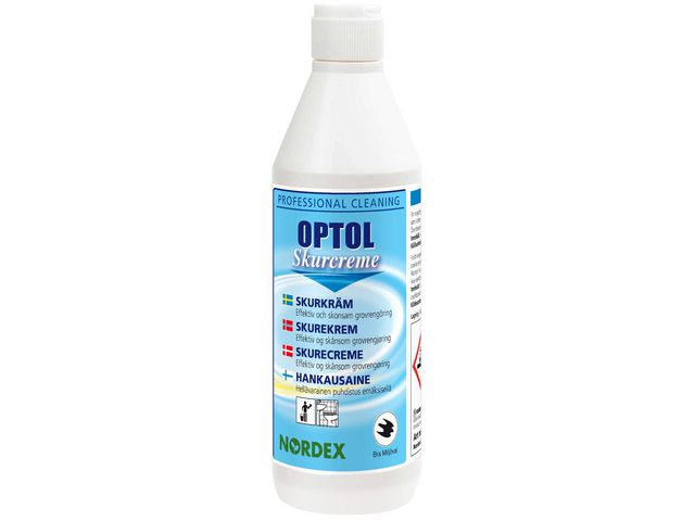 NORDEX Skurcreme OPTOL oparfymerad 450ml, flaska om 500 ml