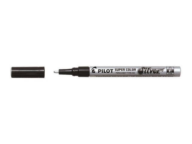 Pilot Märkpenna Super Color, 3,0 mm, silver, st