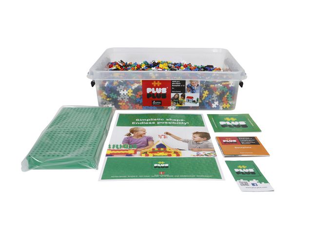 PLUS PLUS PLUS PLUS Mini inkl byggplattor, fp om 4012 st