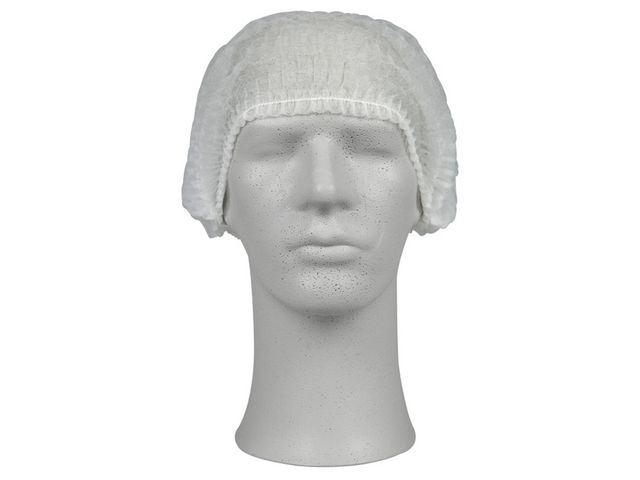 ABENA Hårnät vit non-woven, fp om 200 st