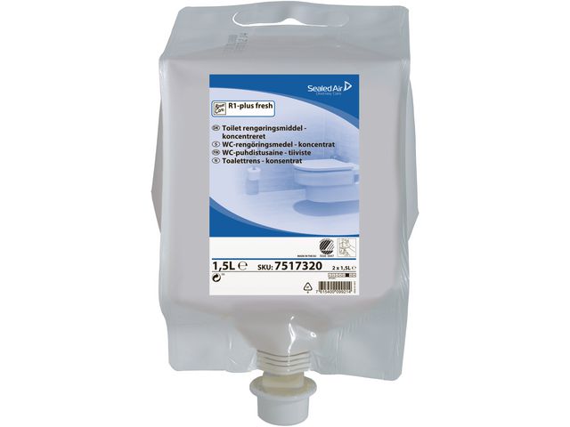 Room Care Sanitetsrengöring R1 plus fresh 1,5l, flaska om 1500 ml