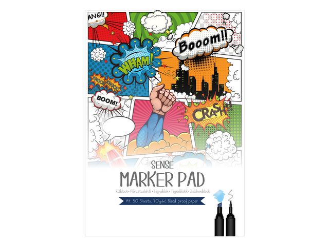 Sense Block Marker Pad 70g, block om 50 blad