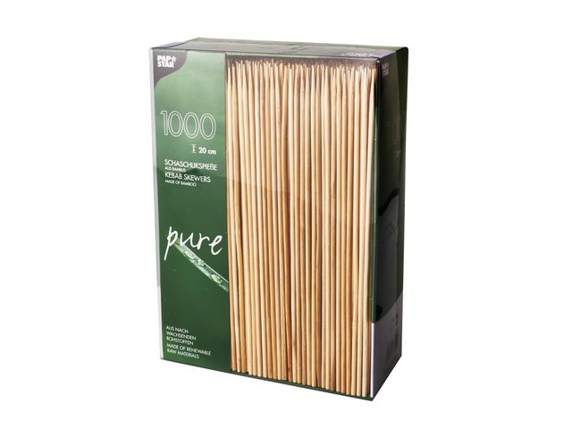 PAPSTAR Grillspett bambu, fp om 1000 st