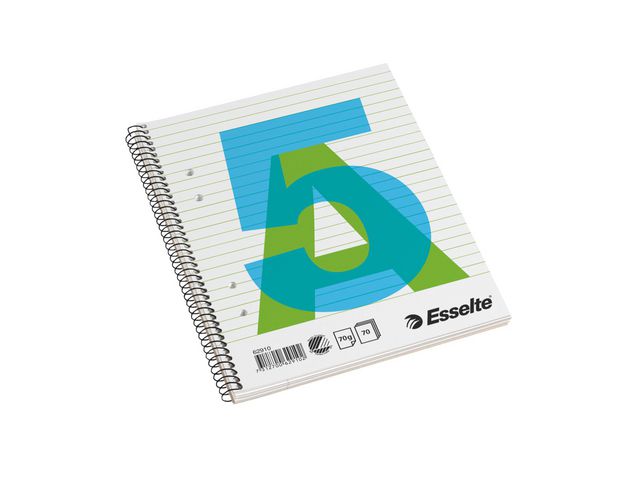 Esselte Kollegieblock A5 70g hål linjerat, st