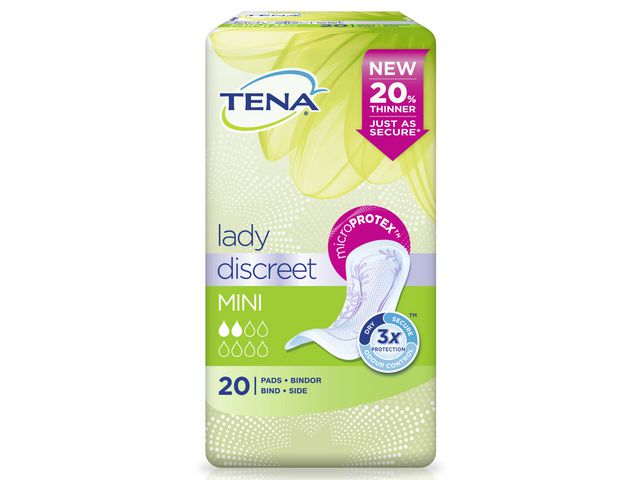 Tena Inkoskydd Lady Discr. Mini 20/FP, fp om 20 st