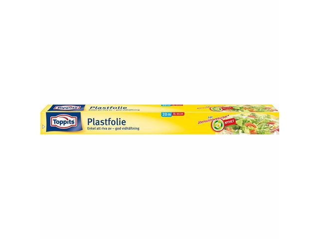 Toppits® Plastfolie 45cmx20m, rulle om 20 m