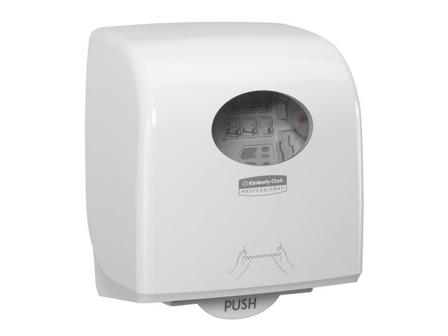 Aquarius (Kimberly-Clark) Dispenser 7955 handduk rulle vit, st