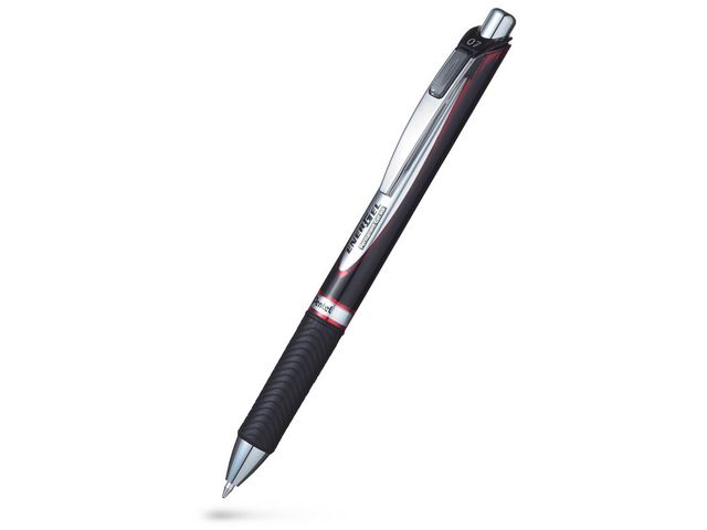 Pentel Gelpenna  Energel Perm.roller röd, st