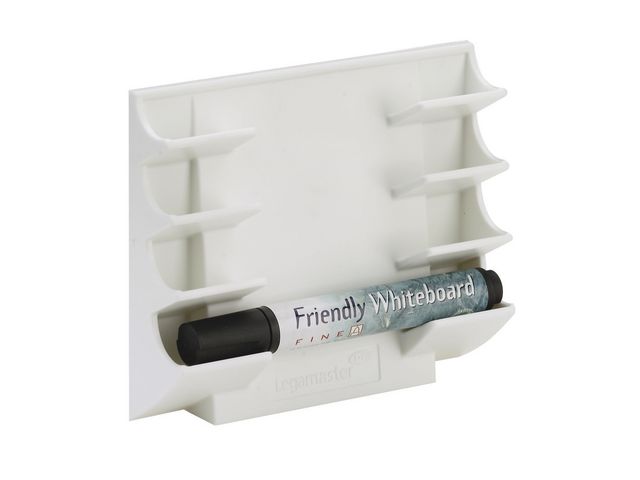 Hållare för whiteboardpennor, magnetisk, rymmer 4 whiteboardpennor, 130 x 150 mm, st