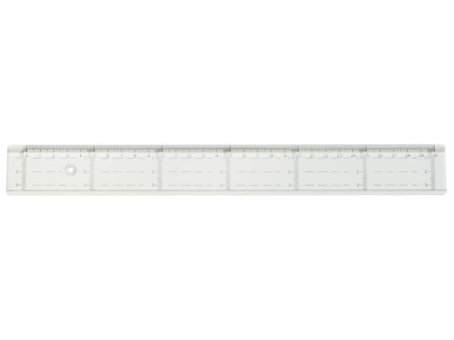 ARDA Linjal tvärgraderad 30 cm, st