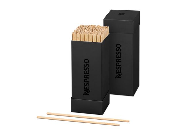 NESPRESSO Rörpinne bambu, fp om 200 st