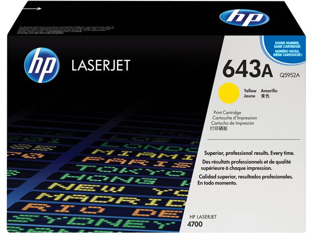 HP Toner Q5952A 643A 10K Gul, st