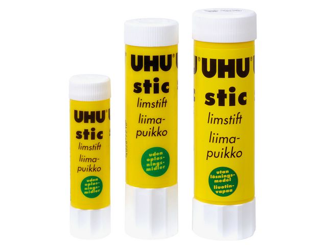 Uhu Limstift utan lösningsmedel, tvättbart, 8,2 g, förpackning med 24, st