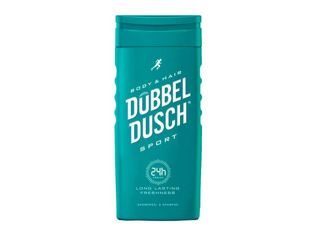 DUBBELDUSCH® Dusch/schampo Sport 250ml, flaska om 250 ml