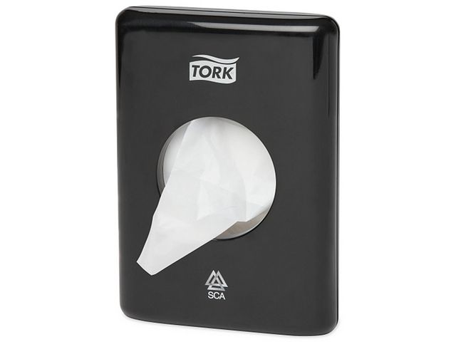 Tork Sanitetspåshållare B5 svart, st