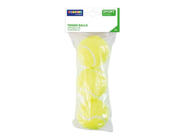 PLAYBOX Tennisbollar, fp om 3 st