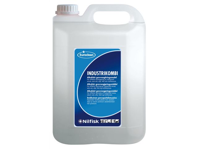 NORDEX Grovrengöring, Euroclean Industrikombi, kraftigt, flytande, genomskinligt, 5l, st